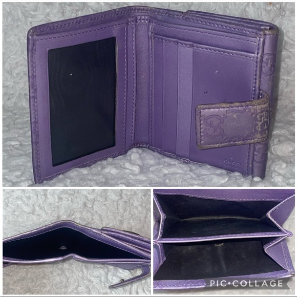 Gucci GG Guccissima Lovely Hearts Monogram Tote Bag and Wallet Set in Lavender - Picture 16 of 17